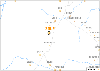 map of Zole