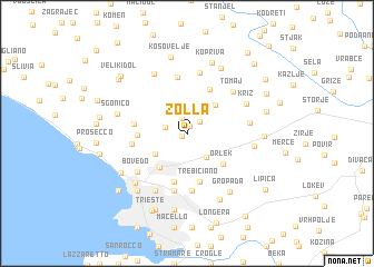 map of Zolla