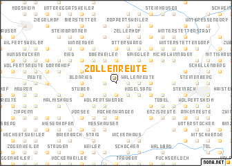 map of Zollenreute