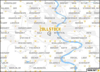 map of Zollstock