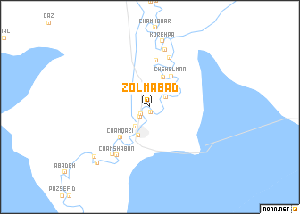 map of Z̧olmābād