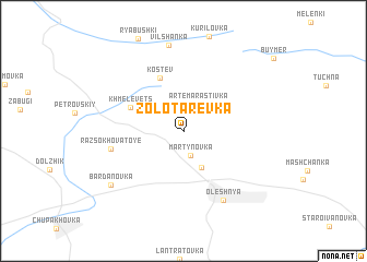 map of Zolotarëvka