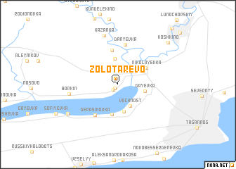 map of Zolotarëvo
