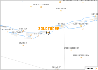 map of Zolotarëv