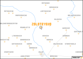 map of Zoloteyevo