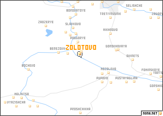 map of Zolotovo