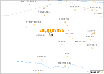 map of Zolotoy Mys