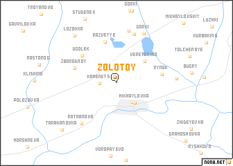 map of Zolotoy