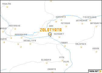 map of Zolotyata