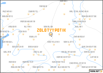 map of Zolotyy Potik