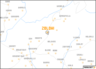 map of Zolowi