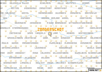 map of Zonderschot