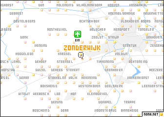 map of Zonderwijk