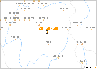 map of Zongoagia