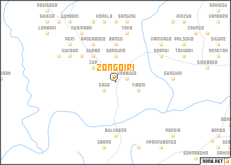 map of Zongoiri