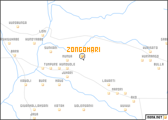 map of Zongo Mari