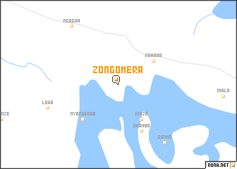 map of Zongomera