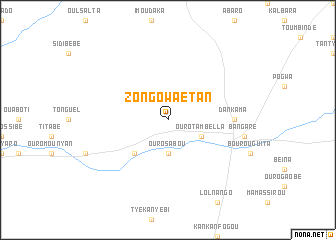 map of Zongowaétan