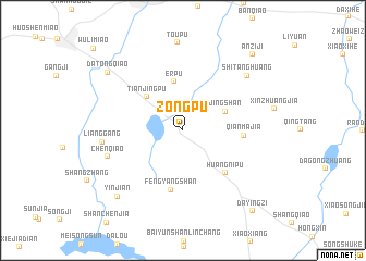 map of Zongpu