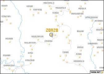 map of Zonzo