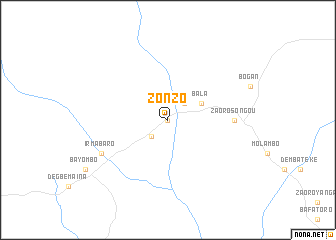 map of Zonzo