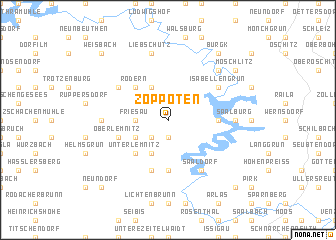 map of Zoppoten
