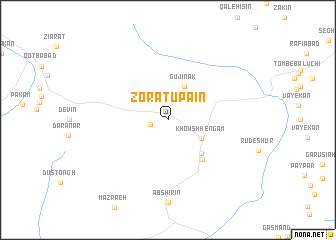 map of Z̄oratū Pā\