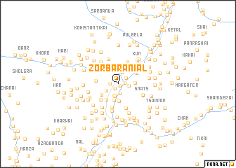 map of Zor Barāniāl