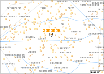 map of Zorgarh