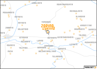 map of Zorino