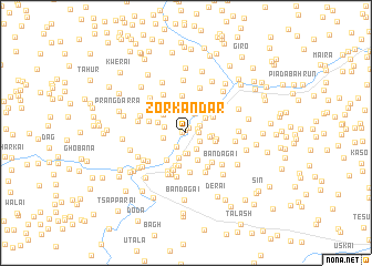 map of Zor Kandar