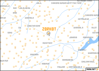 map of Zorkot