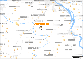 map of Zornheim