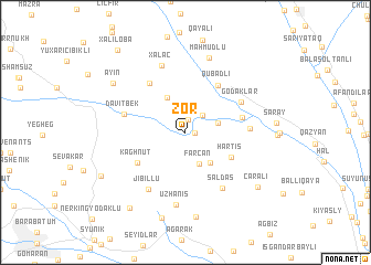 map of Zor