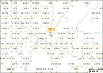 map of Zor