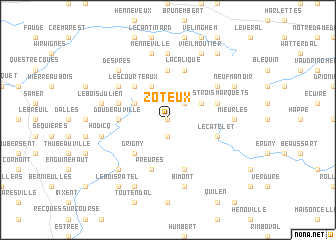 map of Zoteux