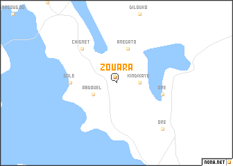 map of Zouara