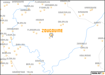 map of Zougouiné