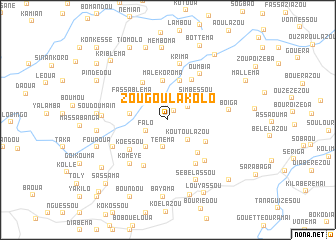 map of Zougoulakolo