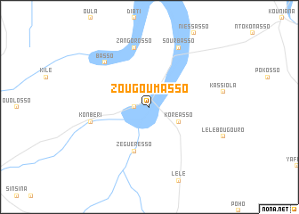 map of Zougoumasso