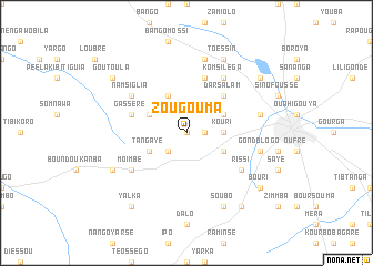 map of Zougouma