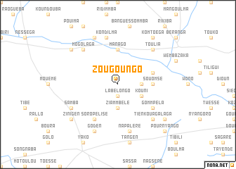 map of Zougoungo