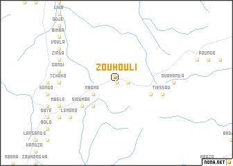 map of Zouhouli