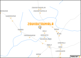 map of Zoukoutoumiala