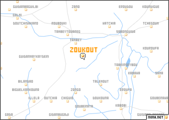 map of Zoukout