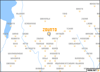map of Zounto