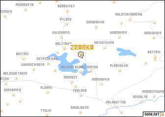 map of Zranka