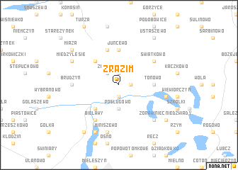 map of Zrazim