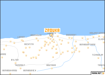 map of Zrouka