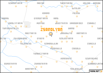 map of Zsarolyán